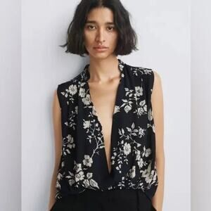 Rag + Bone Meredith Floral Georgette Blouse